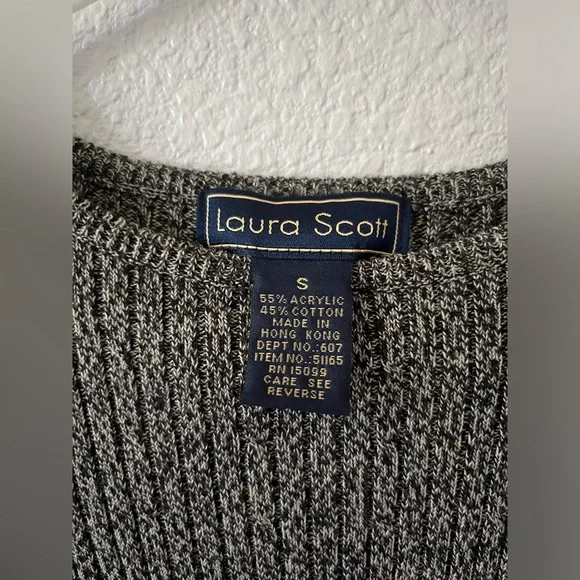 Laura Scott Knit Short Sleeve Sweater for Women (size small) - Picture 3 of 4